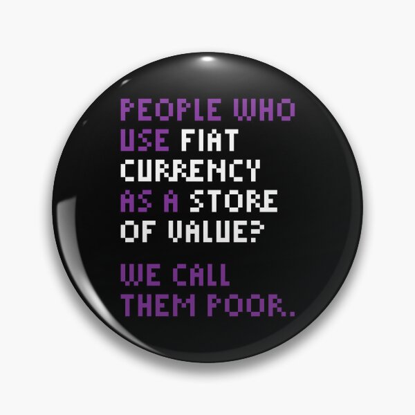 Item preview, We Call Them Poor - Bitcoin Michael Saylor Quote Purple designed and sold by CyberRex.