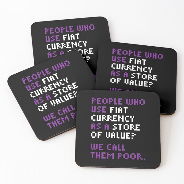 Item preview, We Call Them Poor - Bitcoin Michael Saylor Quote Purple designed and sold by CyberRex.