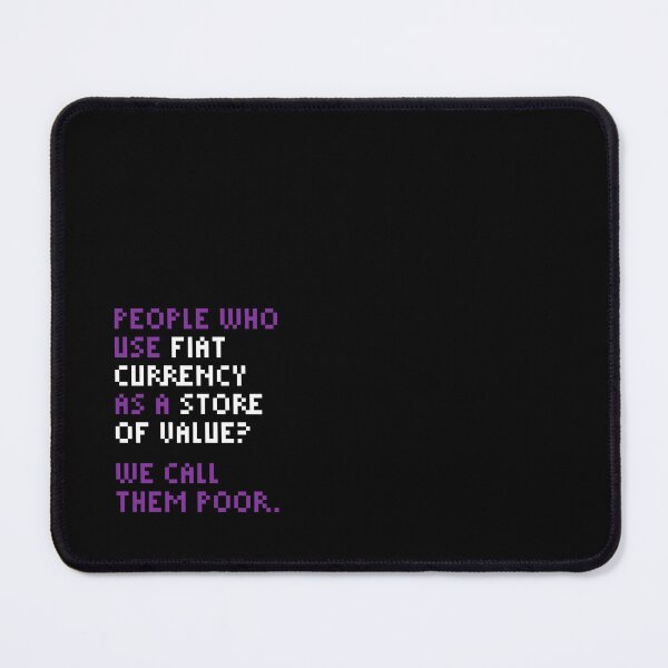 Item preview, We Call Them Poor - Bitcoin Michael Saylor Quote Purple designed and sold by CyberRex.