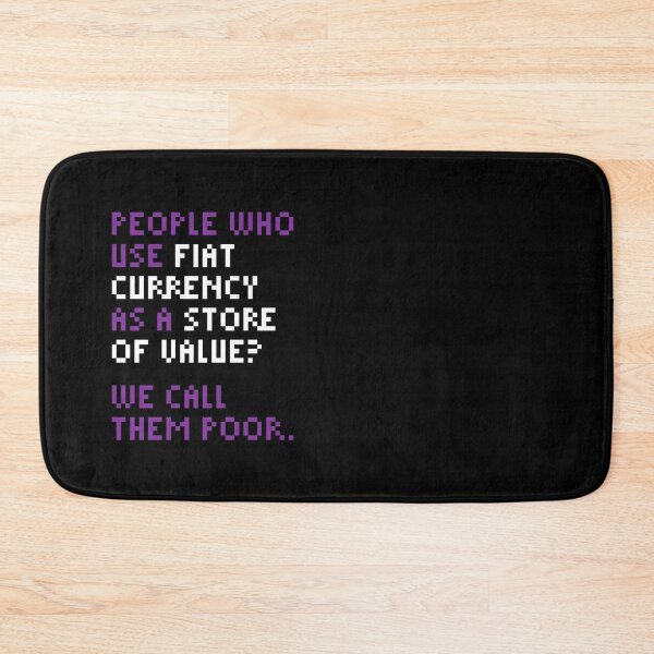 Item preview, We Call Them Poor - Bitcoin Michael Saylor Quote Purple designed and sold by CyberRex.