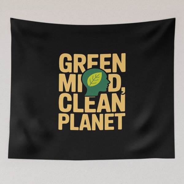Item preview, Green Mind, Clean Planet – Eco Awareness designed and sold by ticlitule.