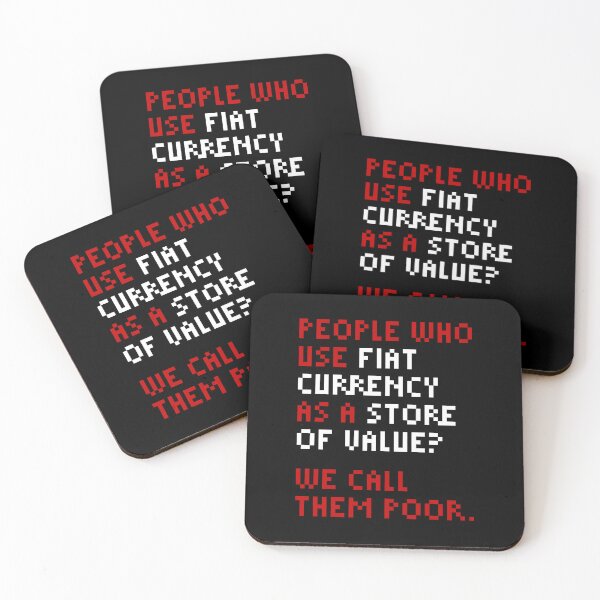 Item preview, We Call Them Poor - Bitcoin Michael Saylor Quote Red designed and sold by CyberRex.