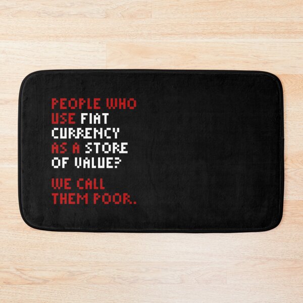Item preview, We Call Them Poor - Bitcoin Michael Saylor Quote Red designed and sold by CyberRex.