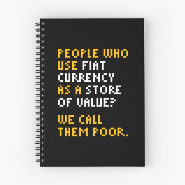 Item preview, We Call Them Poor - Bitcoin Michael Saylor Quote Yellow designed and sold by CyberRex.