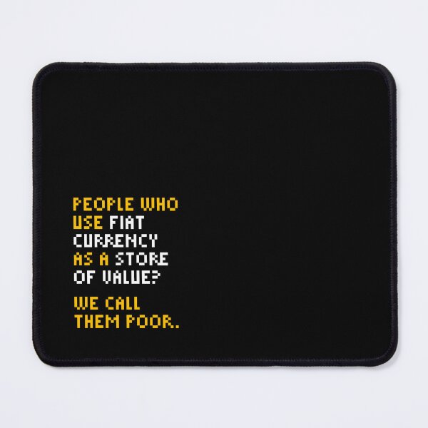 Item preview, We Call Them Poor - Bitcoin Michael Saylor Quote Yellow designed and sold by CyberRex.