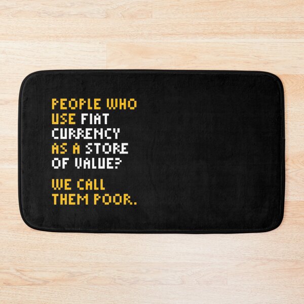 Item preview, We Call Them Poor - Bitcoin Michael Saylor Quote Yellow designed and sold by CyberRex.