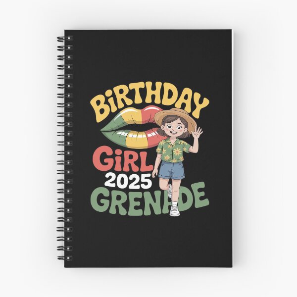 Item preview, Grenada Lips Birthday Girl 2025 Island Vacation Celebration designed and sold by ticlitule.
