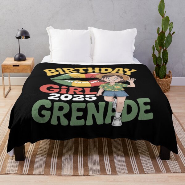 Item preview, Grenada Lips Birthday Girl 2025 Island Vacation Celebration designed and sold by ticlitule.