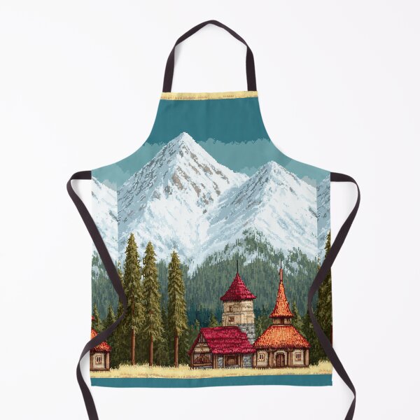 Item preview, The Red-Roofed Mountain Inn designed and sold by Piotrek0001.