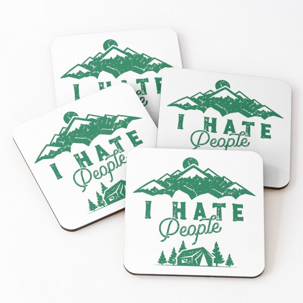 Item preview, I Hate People – Camping Edition designed and sold by ChickenFund.