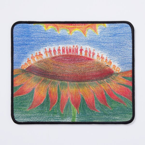 Item preview, The Sunflower Gathering - Colored Pencil Drawing designed and sold by Spring@NL.