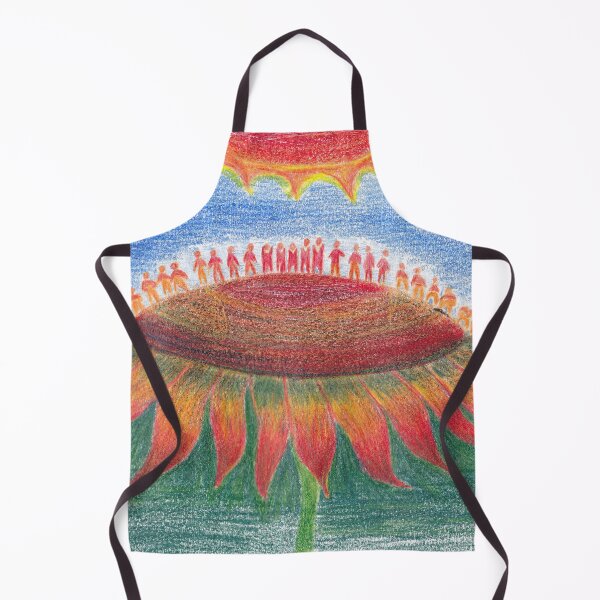 Item preview, The Sunflower Gathering - Colored Pencil Drawing designed and sold by Spring@NL.