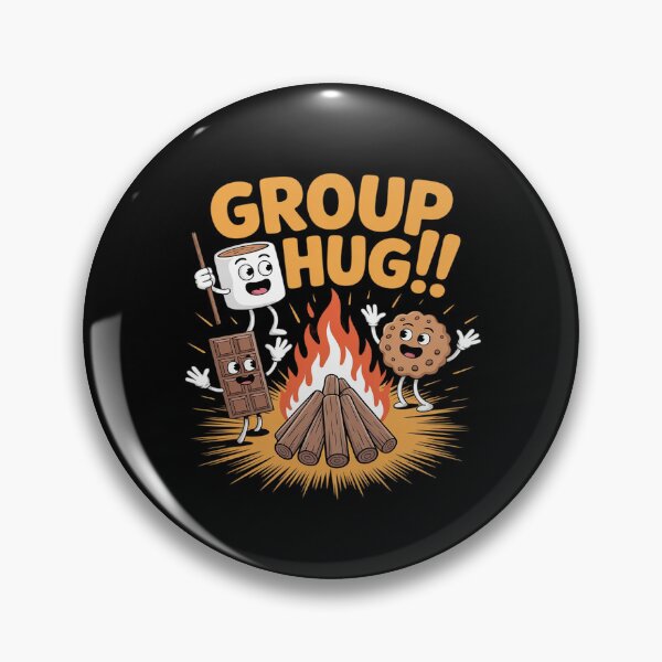 Item preview, Group Hug Marshmallow Campfire Snack Funny Camping designed and sold by ticlitule.