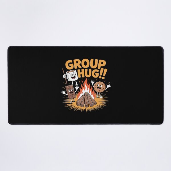 Item preview, Group Hug Marshmallow Campfire Snack Funny Camping designed and sold by ticlitule.