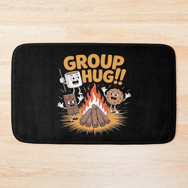 Item preview, Group Hug Marshmallow Campfire Snack Funny Camping designed and sold by ticlitule.