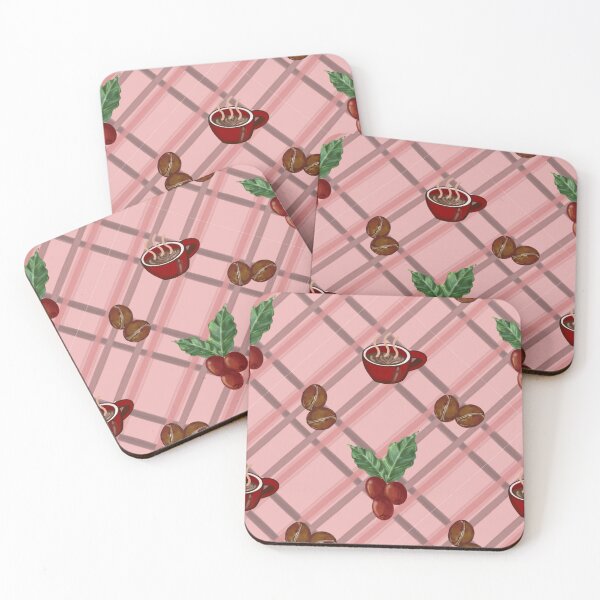 Item preview, Coffee Cherry Bliss – Cozy Café Pattern designed and sold by House-of-Canvas.