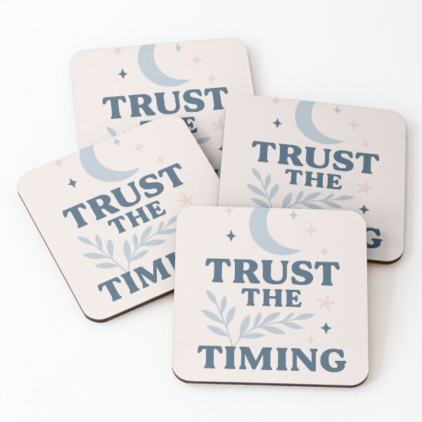 Item preview, Trust the Timing – Spiritual Boho Minimalist Design designed and sold by johnExpress02.