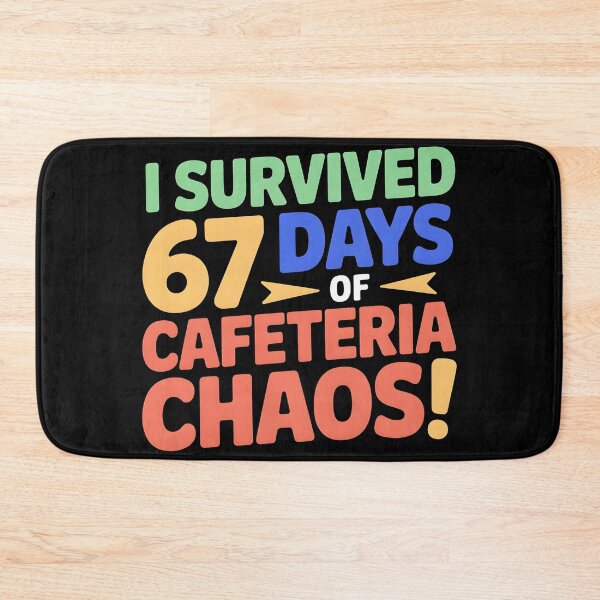 Item preview, I Survived 67 Days of Cafeteria Chaos Lunch Lady Staff Squad designed and sold by BLZART.