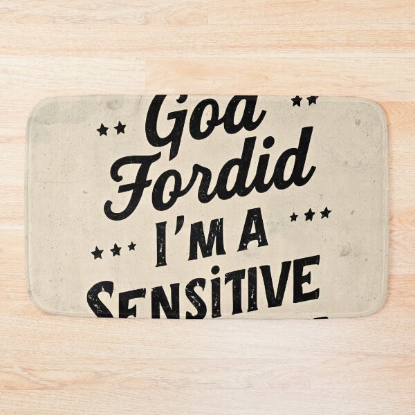 Item preview, God Forbid I’m a Sensitive Gangster designed and sold by FitEnvy.