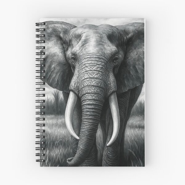 Item preview, Majestic Strength – African Elephant Safari Painting designed and sold by EmilyParks.Design.