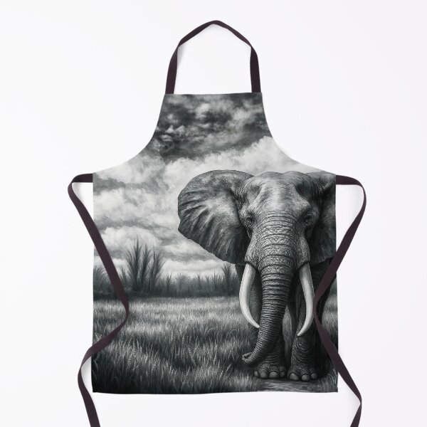 Item preview, Majestic Strength – African Elephant Safari Painting designed and sold by EmilyParks.Design.