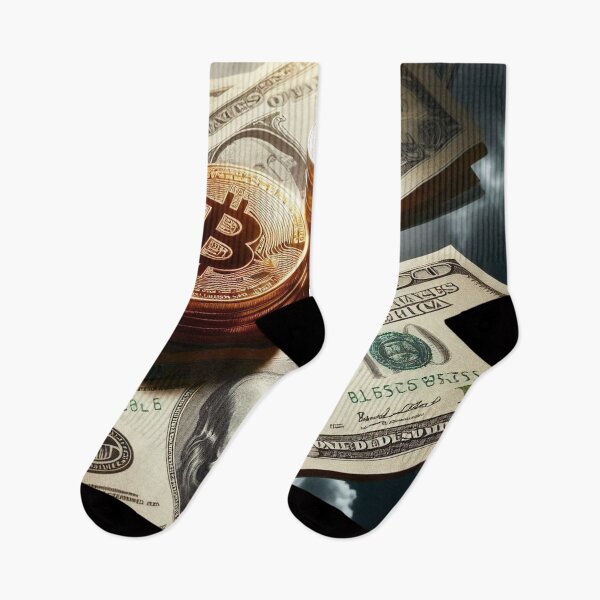 Artikelvorschau, Bitcoin und Dollar entworfen und verkauft von ARTFINSTORE.