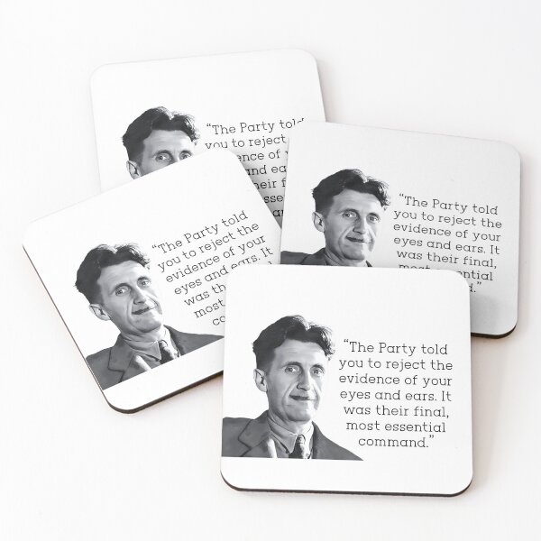 Item preview, George Orwell Evidence Quote designed and sold by TsunamiDesigns.