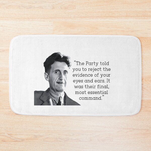 Item preview, George Orwell Evidence Quote designed and sold by TsunamiDesigns.