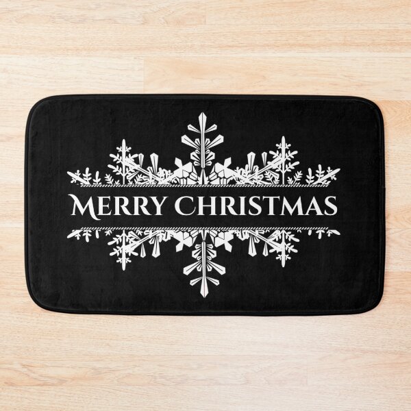 Item preview, Merry Christmas Snowflake Elegance - White Logo designed and sold by EmilyParks.Design.