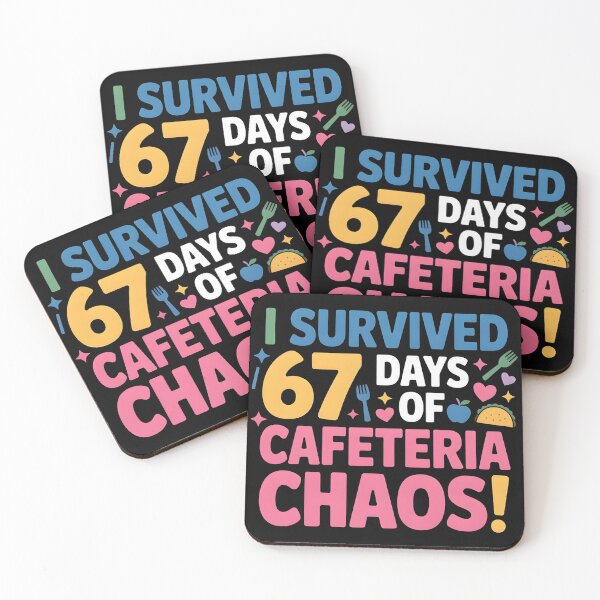 Item preview, I Survived 67 Days of Cafeteria Chaos Lunch Lady Staff Squad designed and sold by BLZART.
