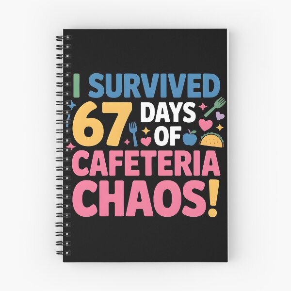 Item preview, I Survived 67 Days of Cafeteria Chaos Lunch Lady Staff Squad designed and sold by BLZART.