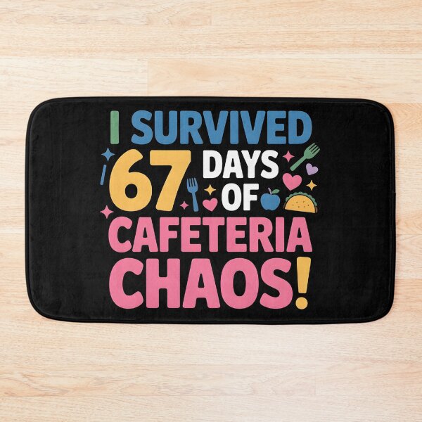 Item preview, I Survived 67 Days of Cafeteria Chaos Lunch Lady Staff Squad designed and sold by BLZART.