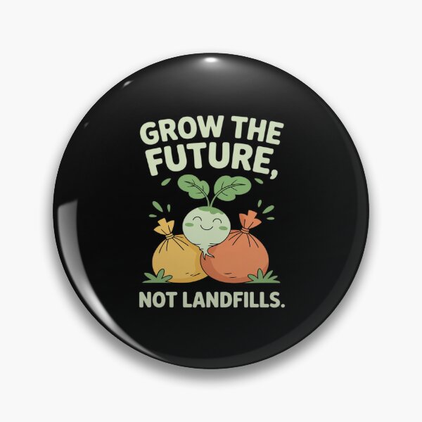 Item preview, Grow the Future Not Landfills Eco-Friendly designed and sold by ticlitule.
