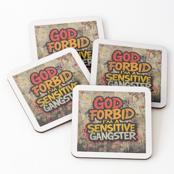 Item preview,  God Forbid I’m a Sensitive Gangster designed and sold by FitEnvy.