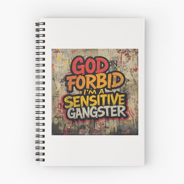 Item preview,  God Forbid I’m a Sensitive Gangster designed and sold by FitEnvy.