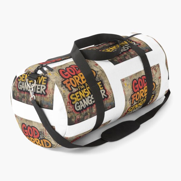 Item preview, God Forbid I’m a Sensitive Gangster designed and sold by FitEnvy.