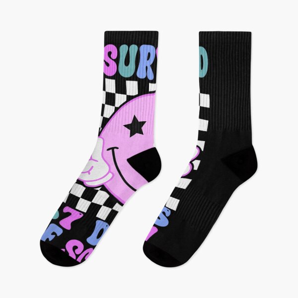 Item preview, Groovy I Survived 67 Days of School Smiley Face Retro Teacher Student designed and sold by Taniyah Gomes.