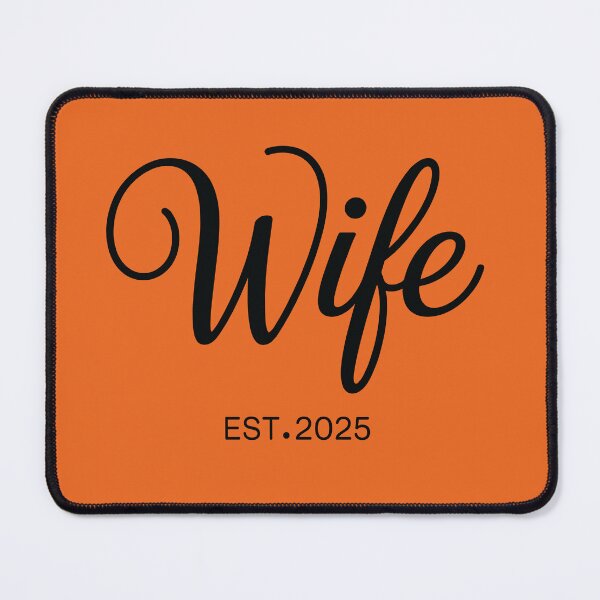 Item preview, Wife Est 2025 Just Married Honeymoon Wedding Couples designed and sold by Trend Print Studio.