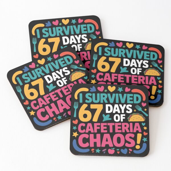 Item preview, I Survived 67 Days of Cafeteria Chaos Lunch Lady Staff Squad designed and sold by BLZART.