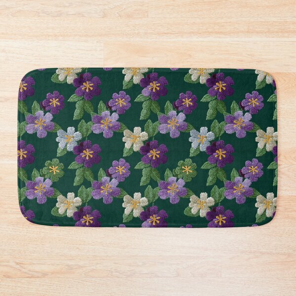 Item preview, Chic Charming Embroidered Texture For Floral Theme designed and sold by RoyalStarsPatts.