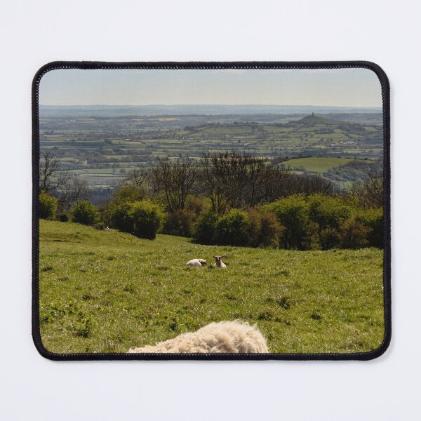 Item preview, View to Glastonbury Tor designed and sold by Naturally Mindful.
