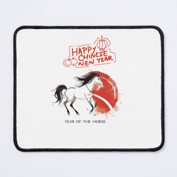 Item preview, year of the horse ver 19u Chinese Zodiac Theme-black Background designed and sold by CosmicNook1.
