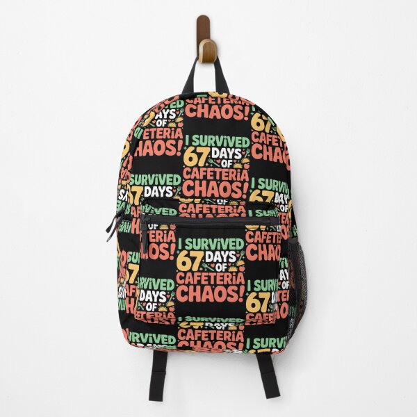 Item preview, I Survived 67 Days of Cafeteria Chaos Lunch Lady Staff Squad designed and sold by BLZART.