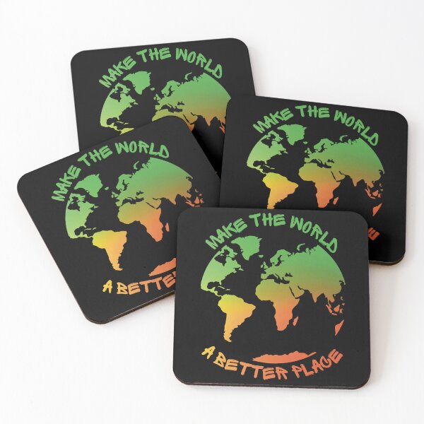 Item preview, “Make the world a better place” reggae  designed and sold by FrauYviDesign.