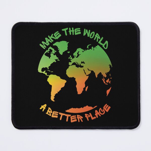 Item preview, “Make the world a better place” reggae  designed and sold by FrauYviDesign.