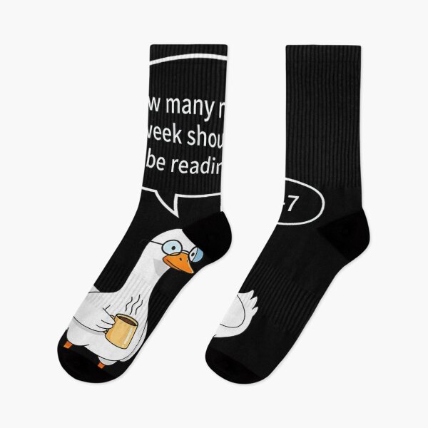 Item preview, Funny Reading Geese 6-7 Nights a Week Librarian Teacher Gift designed and sold by Taniyah Gomes.