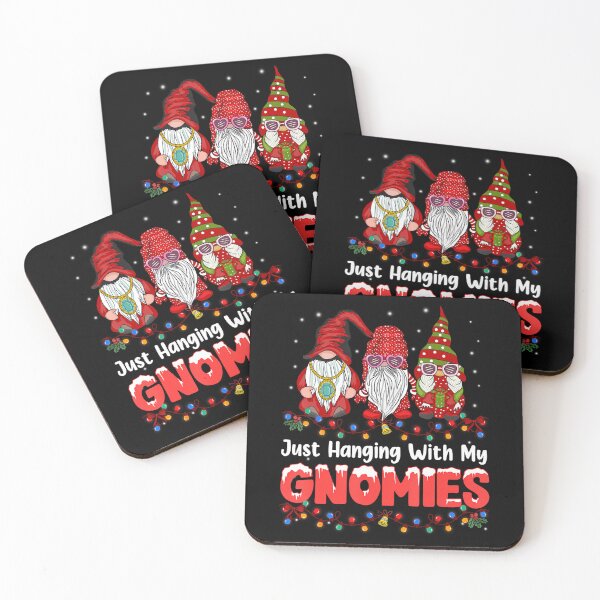 Item preview, Hangin Happy Funny Holiday With My Vintage Quote Gnomies designed and sold by Rackaam777Art.