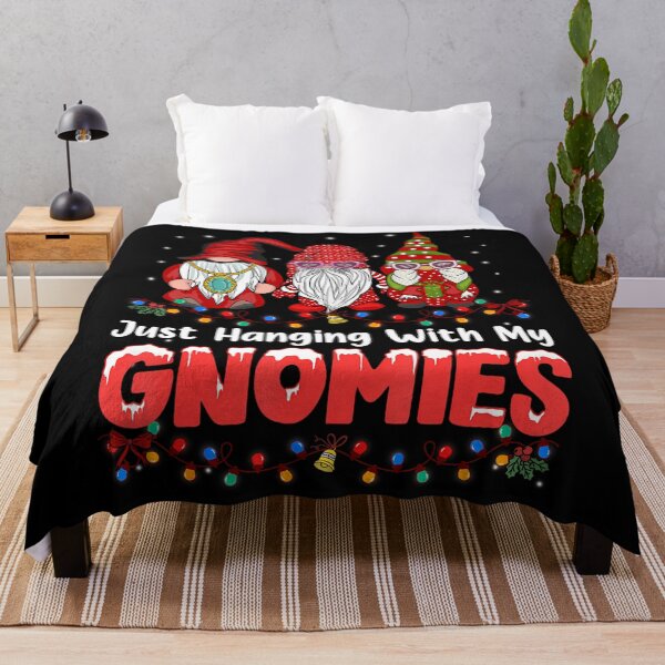 Item preview, Hangin Happy Funny Holiday With My Vintage Quote Gnomies designed and sold by Rackaam777Art.