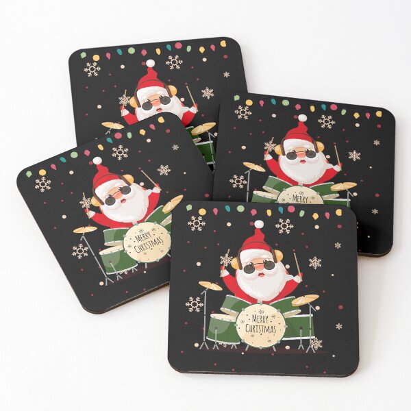 Item preview, Santa on drums -percussion Claus designed and sold by MegiSmile.