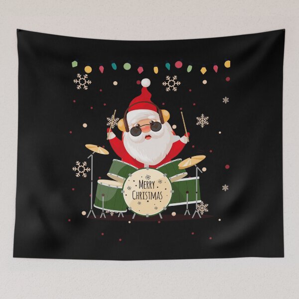 Item preview, Santa on drums -percussion Claus designed and sold by MegiSmile.